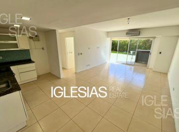 Departamento · 80m² · 3 Ambientes · 1 Cochera · Departamento en Venta Pb con Jardín en El Palmar, Nordelta
