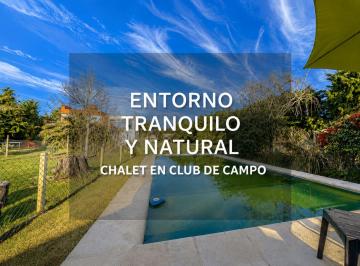 Casa · 160m² · 4 Ambientes · 1 Cochera · Venta Casa 4 Ambientes Club de Campo Las Perdices