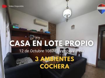 Casa · 1m² · 3 Ambientes · 1 Cochera · Venta Casa 3 Amb Garage, Florencio Varela