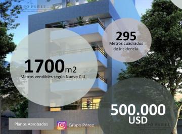 Terreno · 498m² · Terreno en Parque Patricios, 1.700 m² Vendibles Planos Aprobados