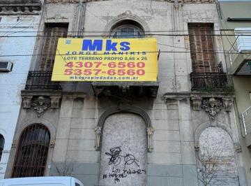 Terreno · 427m² · Lote en Venta. Sup Vendible 1.217 m² + 5 Cocheras. 8,66 X 25 m.
