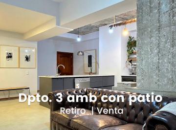 Departamento · 89m² · 3 Ambientes · Venta Departamento 3 Ambientes con Patio en Retiro
