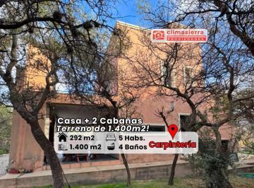 Casa · 1400m² · 5 Dormitorios · 3 Cocheras · Casa en Carpinteria