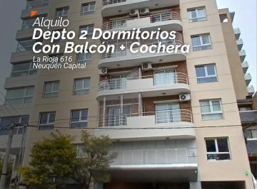 Departamento · 80m² · 4 Ambientes · 1 Cochera · Alquilo Dpto. 2 Dorm. con Cochera - La Rioja 616, Piso 3 - Neuquèn Capital