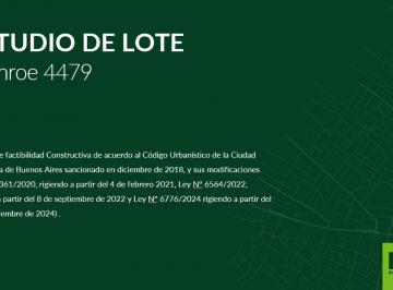 Terreno · 388m² · Lote| Venta en V Urquiza| 1414 m² Vendibles Usam