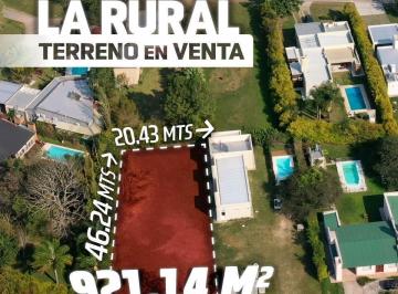 Terreno · 921m² · Terreno en Club de Campo La Rural Reconquista