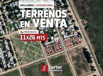Terreno · 286m² · Terreno en Loteo Berlanda
