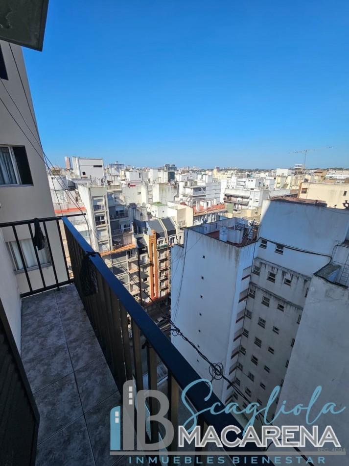 Venta departamento dos ambientes al lateral con vista A la ciudad