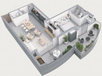 Departamento · 105m² · 1 Ambiente · Departamento - Av Peron