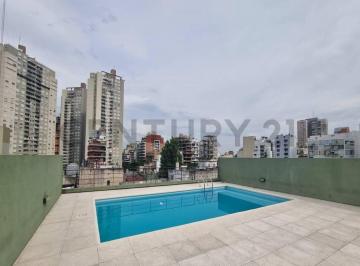 Departamento · 34m² · 1 Ambiente · Alquiler de Monoambiente Amueblado, Piscina, Parrilla, Sum.