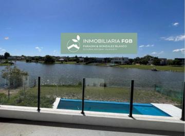 Casa · 250m² · 7 Ambientes · 6 Cocheras · Casa a La Laguna en Venta en Barrio Golf | El Cantón | 5 Dorm. | Dependencia | Pileta | Financ