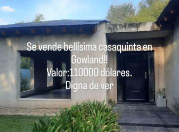 Quinta vacacional de 5 ambientes, Gowland · Se Vende Hermosa Casaquinta