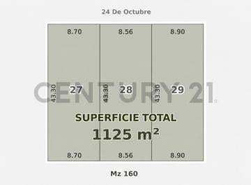 Terreno · 350m² · Venta 3 Lotes Para Emprendimiento Ituzaingo