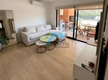 Departamento · 44m² · 2 Ambientes · 1 Cochera · Departamento en Venta 2 Amb. Pb con Jardín. Altos de La Cañada, Pilar, G. B. a. Zona Norte