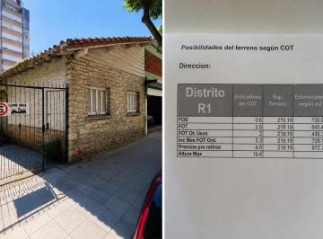 Casa · 75m² · 4 Ambientes · Lote en Falucho y Corrientes | 218 m² | R1 | Gran Potencial