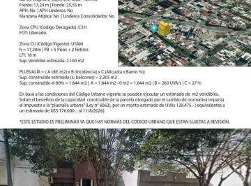 Terreno · 426m² · Terreno en Coghlan