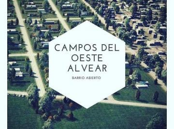 Portada · Lote en Venta Escriturado - Frente Sur - Campos del Oeste Alvear | Acepta Vehículo