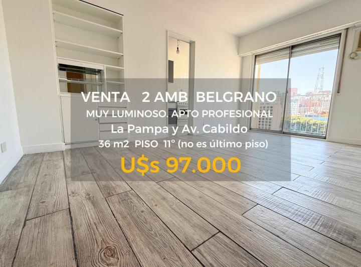 Departamento · 36m² · 2 Ambientes