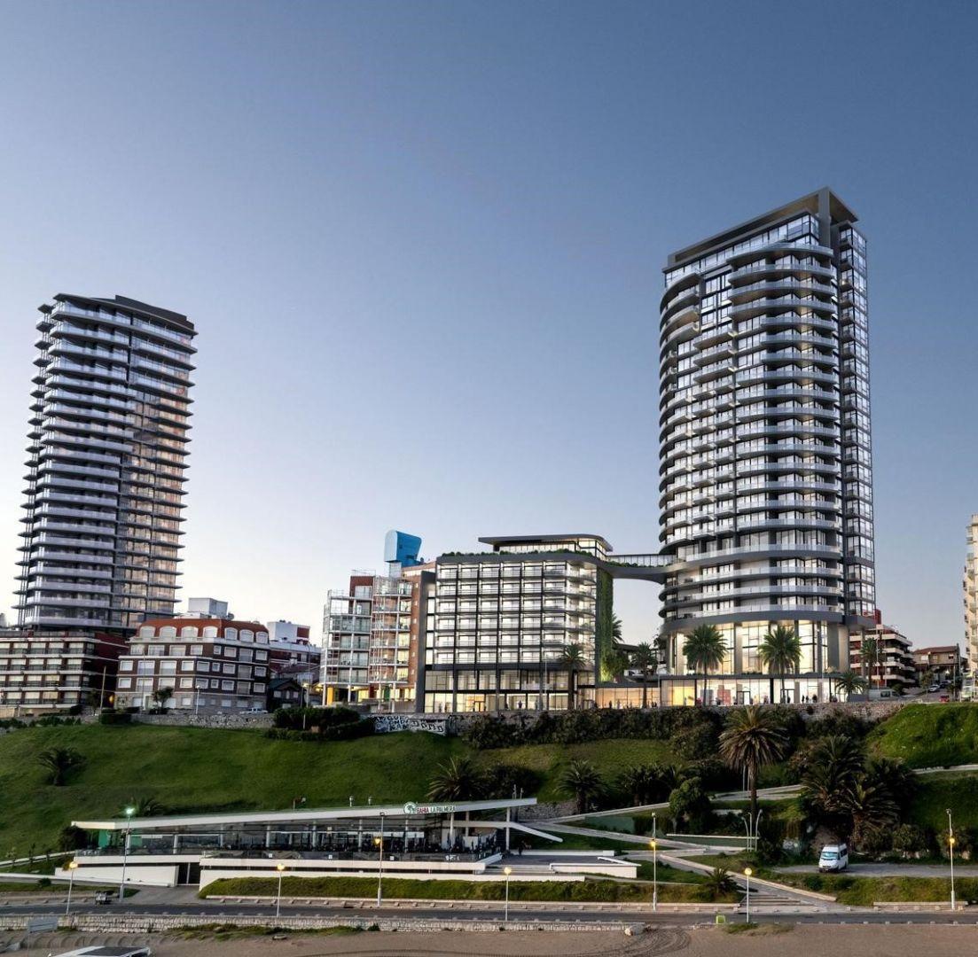 Unkanny residences. Departamento 3 ambientes a estrenar, vista al mar. Con cochera.