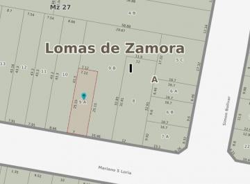 Terreno , Lomas de Zamora · Lote en Venta