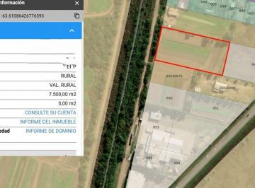Terreno · 7500m² · Venta Terreno 7500 m² Apto Industrial Rio Primero