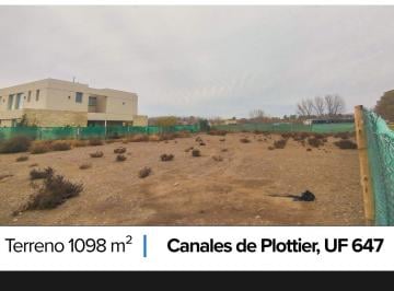 Terreno · 1098m² · Venta Terreno en Canales de Plottier Uf 647 Nqn