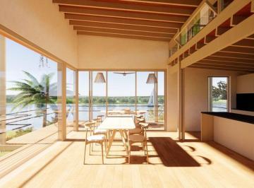 Quinta vacacional · 244m² · 3 Dormitorios · 3 Cocheras · Casa Quinta Al Rio en Sauce Viejo a Terminar