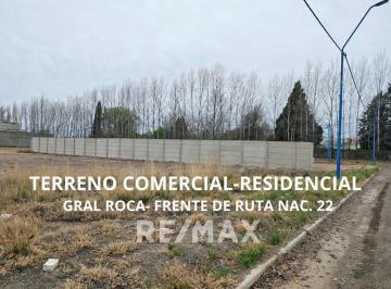 Terreno · 446m² · Terreno Comercial en Venta - Frente Ruta 22 - Roca