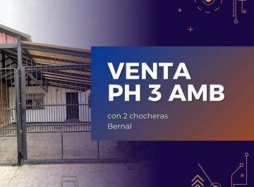 PH · 80m² · 3 Ambientes · 1 Cochera · PH 3 Amb con Dos Cocheras Apto Credito Bernal o