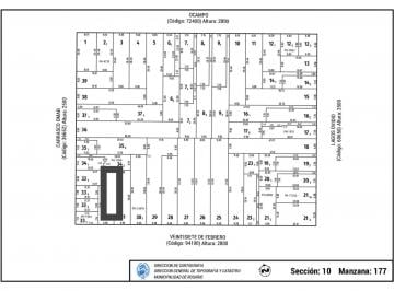 Terreno · 183m² · Venta Lote Para Constructora Pb + 6 Bª Parque