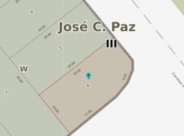 Terreno · 200m² · Lote en Venta Muy Buena Ubicación José C. Paz