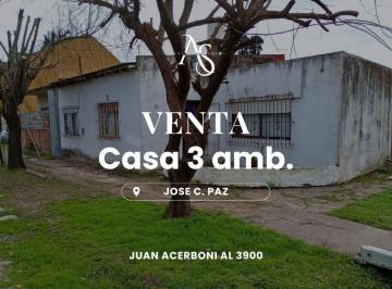 Casa · 201m² · 3 Ambientes · 3 Cocheras · Casa - Jose Clemente Paz