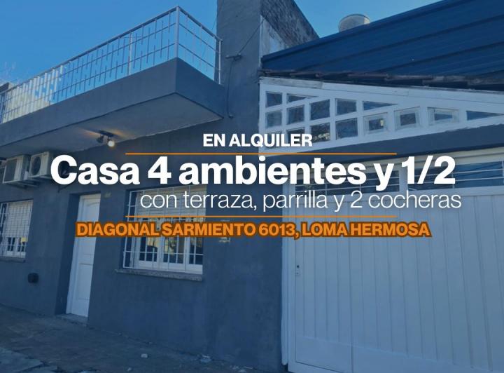 Casa · 90m² · 4 Ambientes · 2 Cocheras