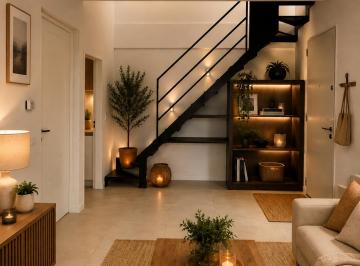 Entrada y living · Departamento - Las Liebres