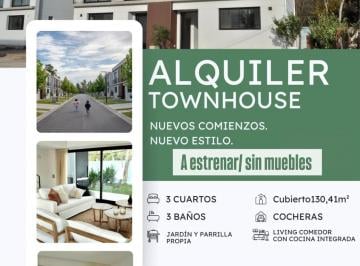 Casa de 3 ambientes, Tigre · Townhouse, en Barrio Cerrado New Haus, a m del Club Newman