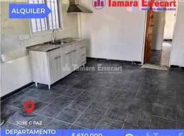 Departamento · 50m² · 3 Ambientes · Departamento en Alquiler en José C. Paz, G. B. a. Zona Norte, Argentina