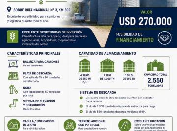Bodega-Galpón · 3600m² · 2 Ambientes · Fondo de Comercio - Azul