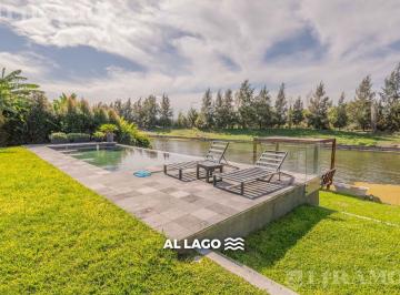 Casa · 350m² · 7 Ambientes · 2 Cocheras · A Laguna con 4 Dorm. en Venta Casa en Virazón - Nordelta.