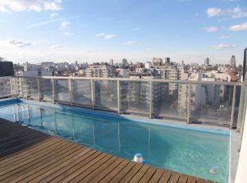 Departamento de 1 ambiente, Chacarita · 1 Ambiente | 36 m² | Contrafrente | Balcón | Pileta | S. U. m. | Parrilla | Laundry