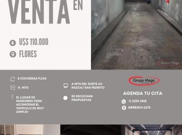 Garage · 15m² · 8 Cocheras Fijas en Edificio Excel. Ubicacion!
