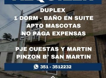 Departamento de 3 ambientes, Córdoba · Dpto en Alquiler B° San Martin