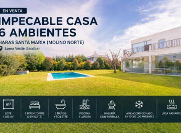 Casa · 195m² · 6 Ambientes · 2 Cocheras · Venta Casa 6 Ambientes Haras Santa Maria