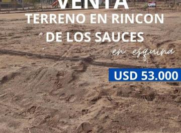 Terreno · 292m² · Venta de Terreno en Esquina Rincon de Los Sauces