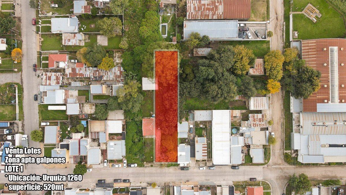 Lote en venta – Urquiza 1260 – Tandil