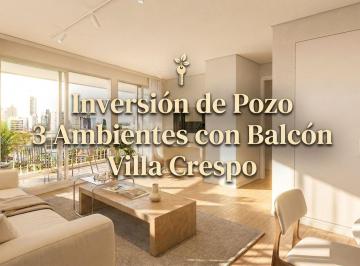 Departamento · 55m² · 3 Ambientes · Departamento 3 Ambientes Venta Villa Crespo Pozo