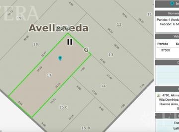 Terreno · 209m² · Venta de Lote de 209 m² en Villa Dominico