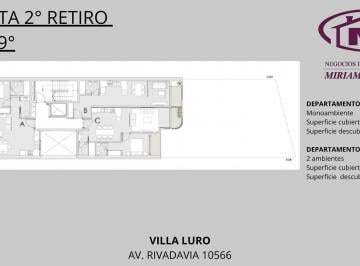 Departamento · 32m² · 1 Ambiente · 5 Cocheras · Departamento en Villa Luro