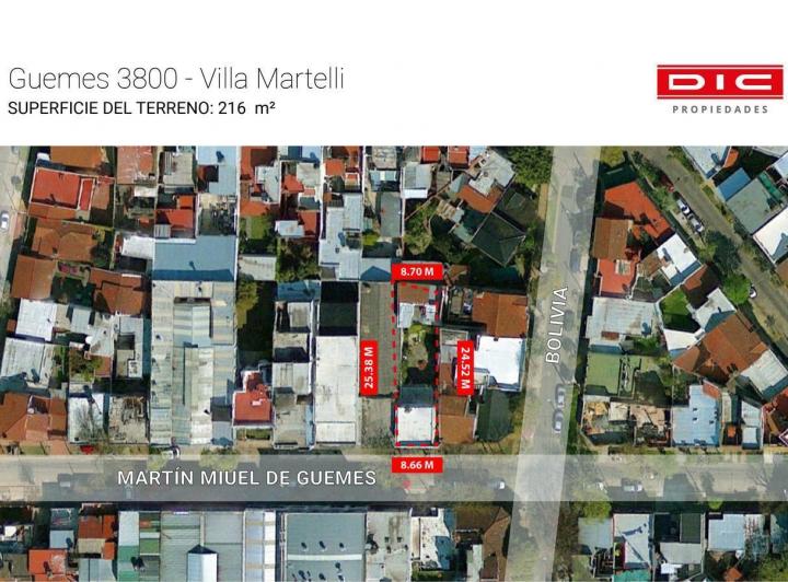 Terreno · 115m² · 5 Ambientes