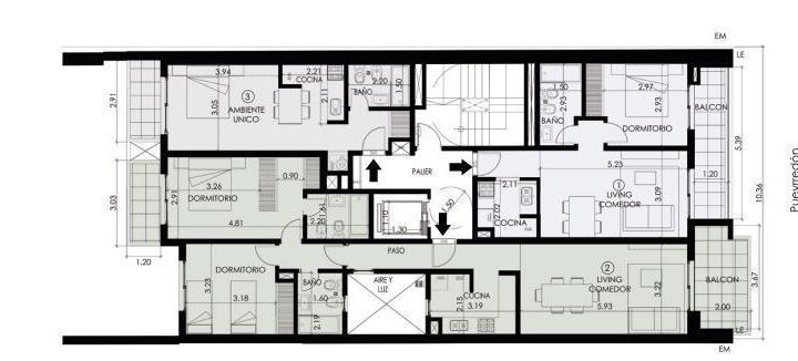 Departamento · 52m² · 2 Ambientes
