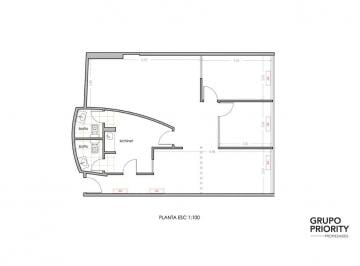 Oficina comercial · 90m² · 4 Ambientes · 1 Cochera · Oficina en Puerto Madero Luminosa con Vista Abierta